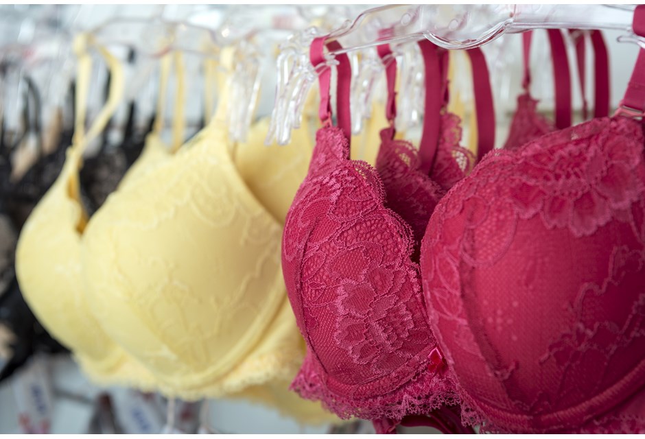 Don’t: Underwired Bras underwire bras hanging in a store