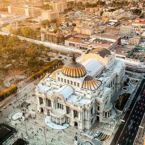 2. Mexico City, Mexico Aerial Photo of Buildings in Mexico City, Mexico