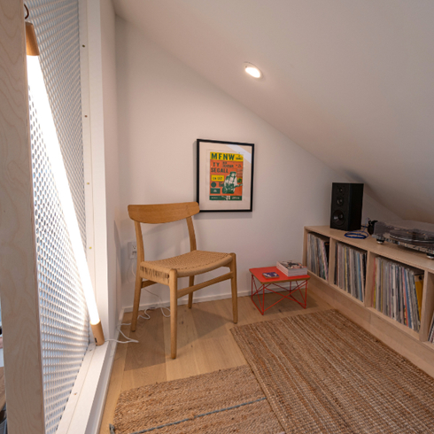 The Listening Loft A loft study space