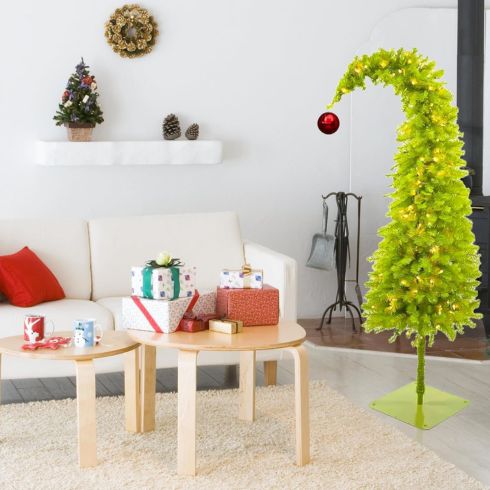 Grinch Christmas Tree Grinch Christmas tree in living room