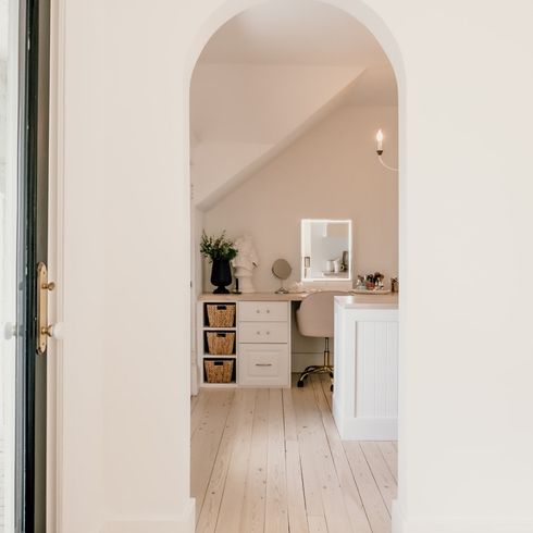 Amazing Arch Arched doorway into closet