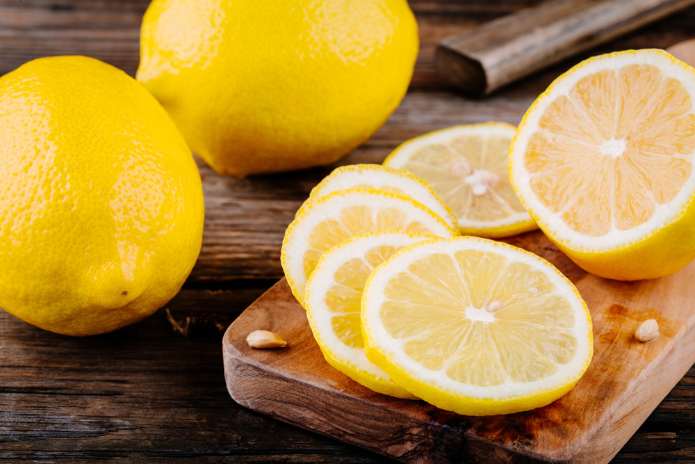 Bake Some Lemons Lemons on a cutting board