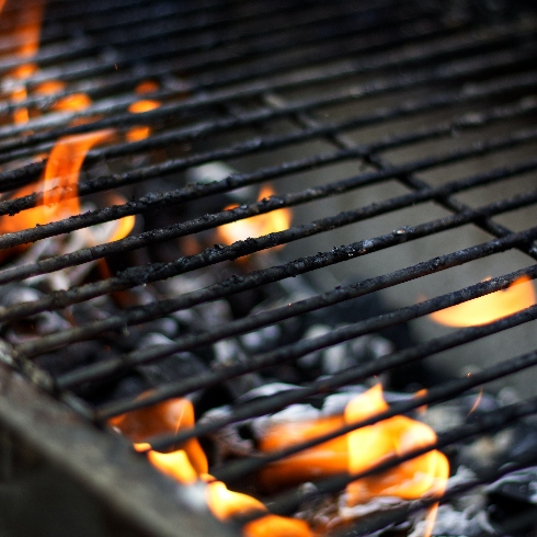 Barbecue Grills A dirty barbecue grill