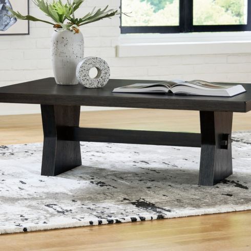 Black Galliden Coffee Table Black galliden coffee table
