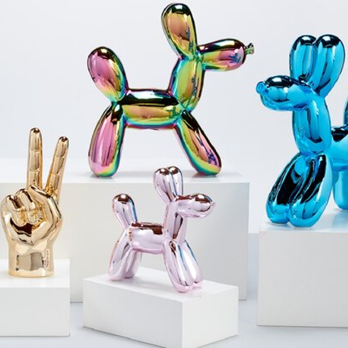 Sagittarius (November 22-December 21): Ceramic Figurine Quirky metallic ceramic figurines