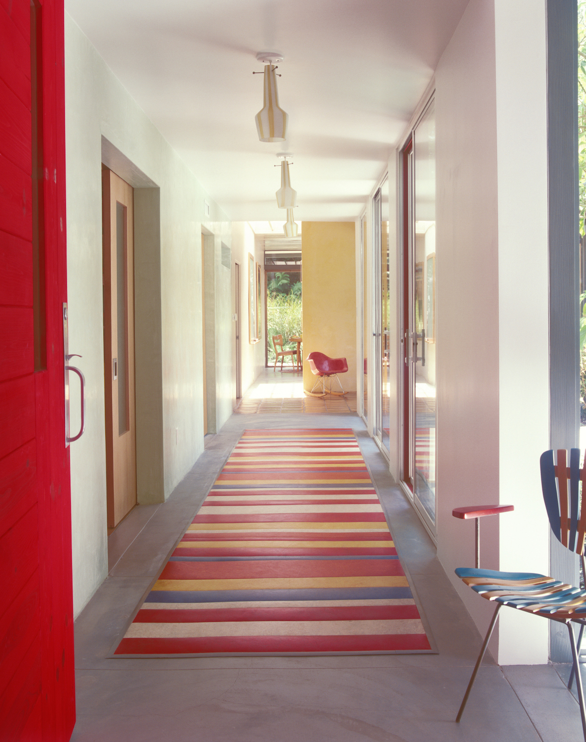 Don’t Be Afraid of Colour colourful hallway with lots of colour