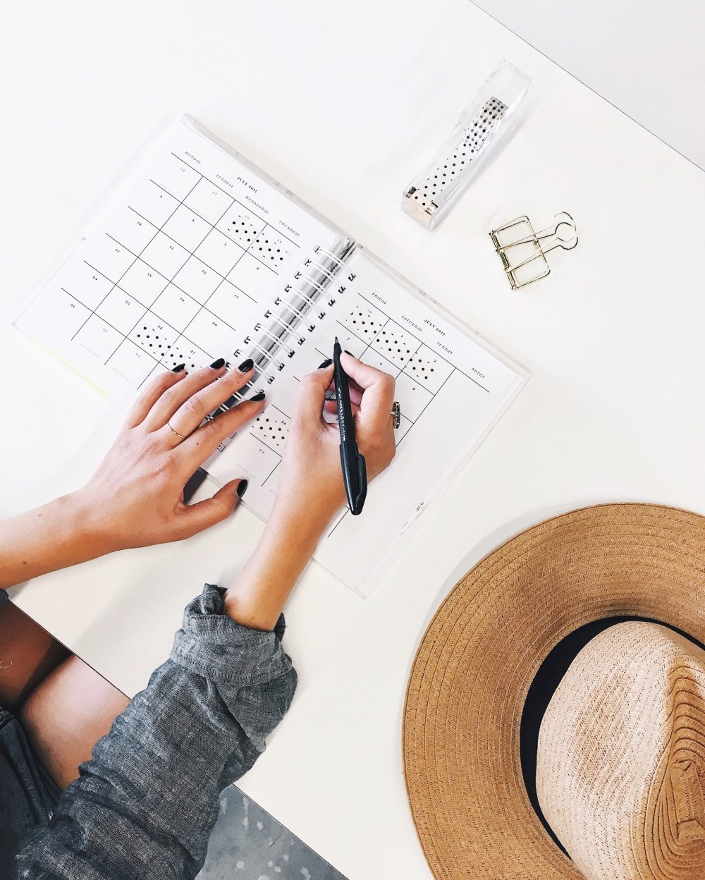 Make the Time Woman writing in journal