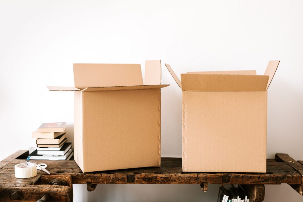 Compartmentalization Is Your Decluttering BFF Cardboard boxes