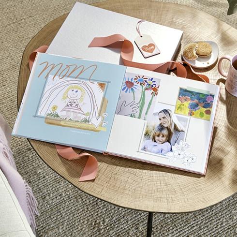 The Best of the Best Photobook with kids artwork