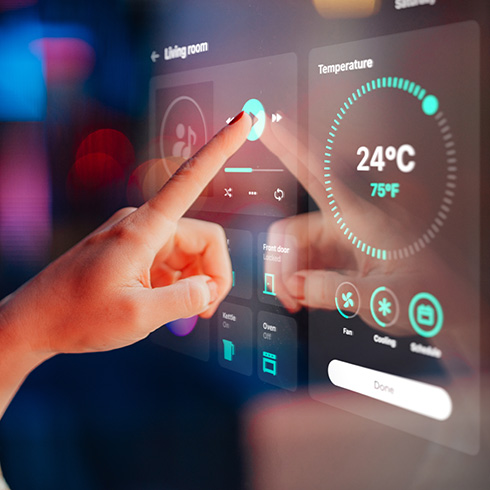 Energy-Efficient Homes smart home control panel - future home trends