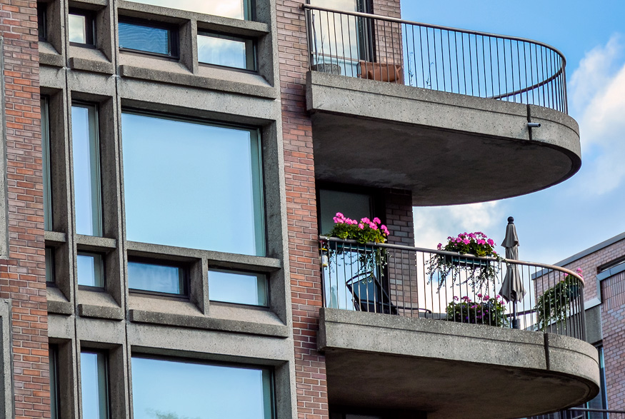 Everyone Can Help Flowers on an apartment balcony