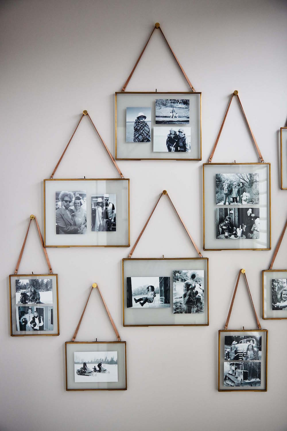 Do Create a Gallery Wall gallery wall in a hallway