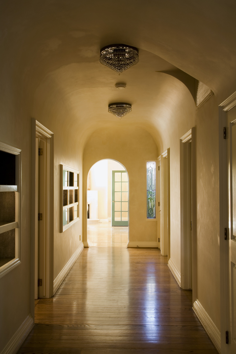 Don’t Underestimate the Power of Great Lighting dark hallway in a home