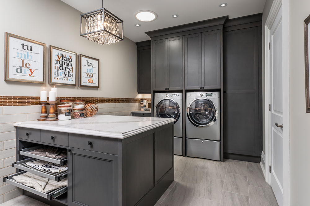 Laundry Goals Scott McGillivray's luxurious laundry room design.