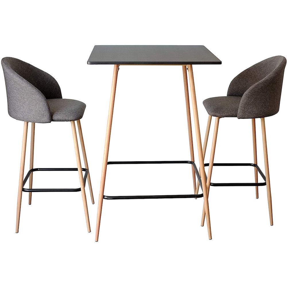 Small-Space Saviour High-top dining table with two chairs