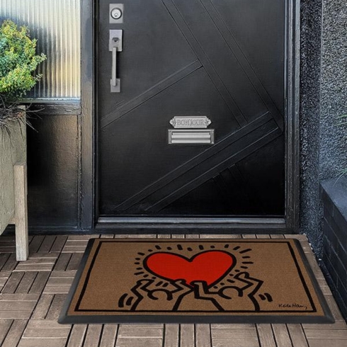 We Heart This Keith Haring doormat by Ruggable