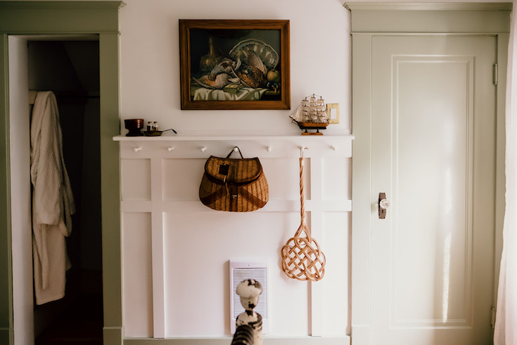 Be Our Guest Guest room with antique flourishes