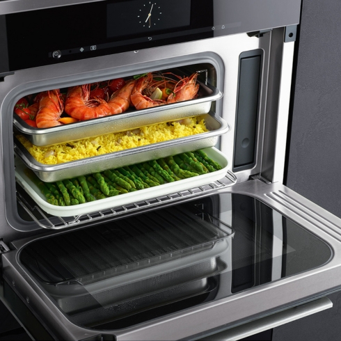 2. Multifunctional Appliances A Miele Combi-Steam Oven, a home appliance trend for 2025