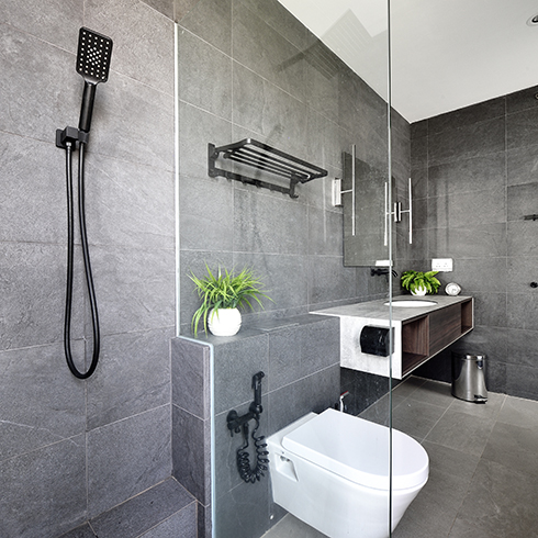 Drains Shower in a luxury bathroom
