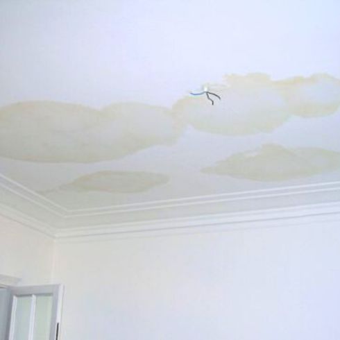 Water Leaks Water leaks on ceiling of old home