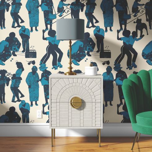 Funky Fun Peel and stick wallpaper
