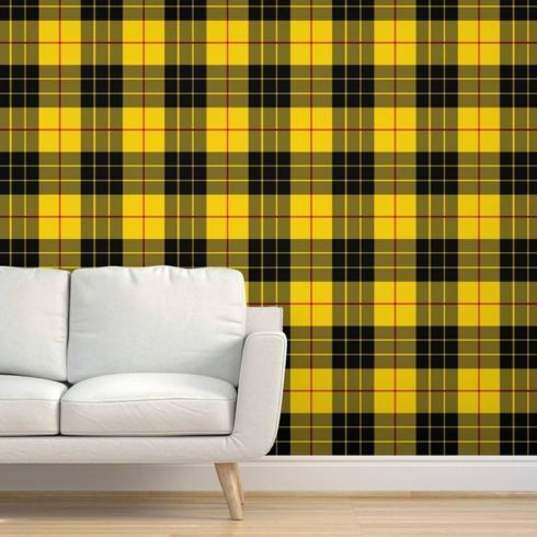 Channel Your Inner Plaid Bumblebee Yellow black and plaid wallpaper