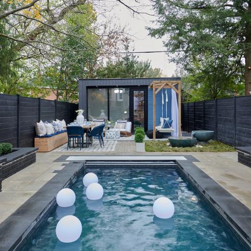 Swimming Pools Pool in a backyard
