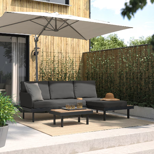 Room for More The REVSKAR 3-seater couch from IKEA on an outdoor space