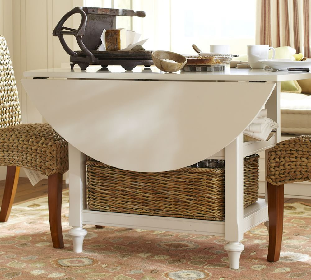 Twist on Tradition Drop-leaf dining table from Pottery Barn