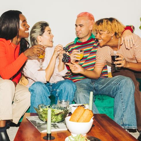 You Don’t Have Enough Seating Friends sitting in a group