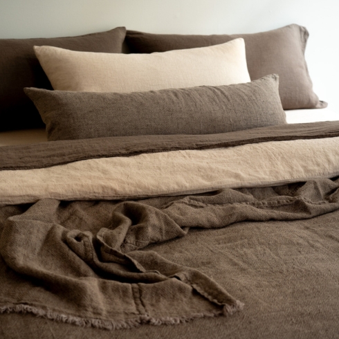 For the Love of Linen Linen sheets and linen duvet cover by Sömn Home in Vancouver