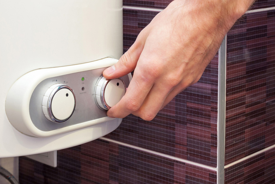 9. Turn Down Your Hot Water Heater Turning down hot water heater