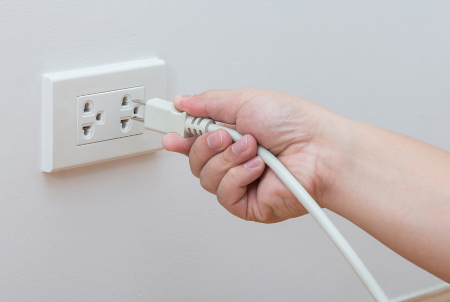 20. Unplug Unplugging an appliance