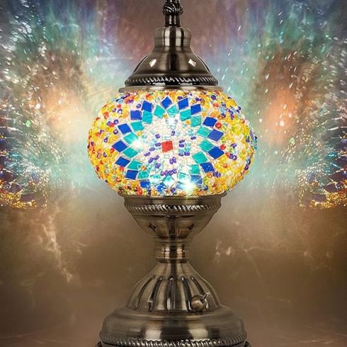 Handmade Mosaic Glass Lamp Handmade Mosaic Glass Lamp