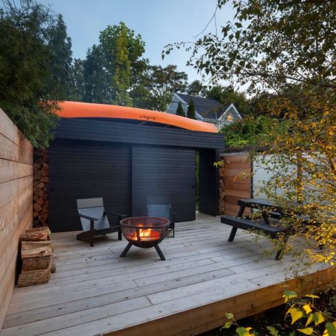Country in the City Urban backyard design