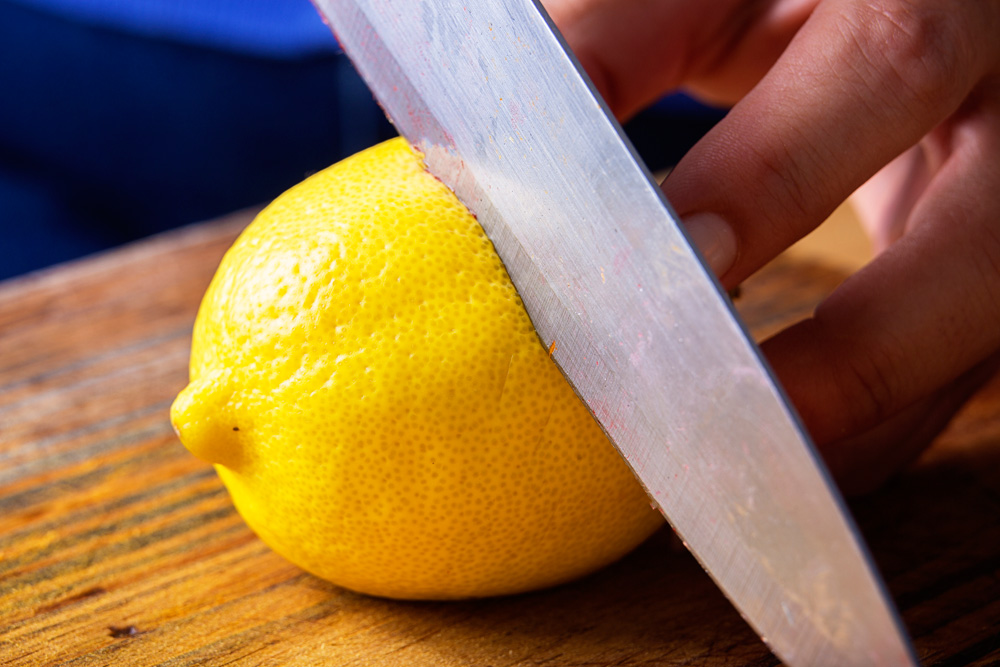 Use a Lemon for the Outside Cutting a lemon