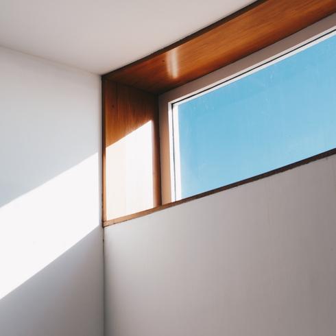 New Windows A brand new window in a white room